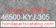 Honda 46500-KYJ-305 genuine part number image