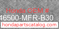 Honda 46500-MFR-B30 genuine part number image