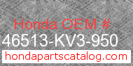 Honda 46513-KV3-950 genuine part number image