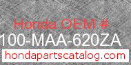 Honda 50100-MAA-620ZA genuine part number image