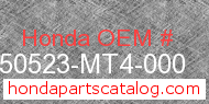 Honda 50523-MT4-000 genuine part number image