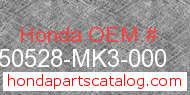 Honda 50528-MK3-000 genuine part number image