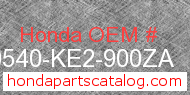 Honda 50540-KE2-900ZA genuine part number image