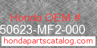 Honda 50623-MF2-000 genuine part number image