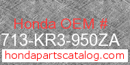 Honda 50713-KR3-950ZA genuine part number image