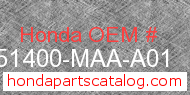 Honda 51400-MAA-A01 genuine part number image