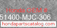 Honda 51400-MJC-306 genuine part number image