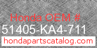 Honda 51405-KA4-711 genuine part number image