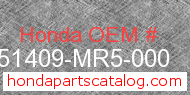 Honda 51409-MR5-000 genuine part number image