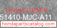 Honda 51410-MJC-A11 genuine part number image