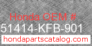 Honda 51414-KFB-901 genuine part number image