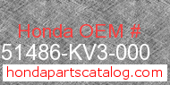 Honda 51486-KV3-000 genuine part number image