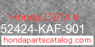 Honda 52424-KAF-901 genuine part number image