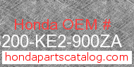 Honda 53200-KE2-900ZA genuine part number image