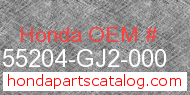 Honda 55204-GJ2-000 genuine part number image
