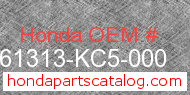 Honda 61313-KC5-000 genuine part number image