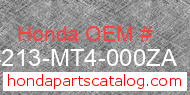 Honda 64213-MT4-000ZA genuine part number image