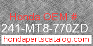 Honda 64241-MT8-770ZD genuine part number image