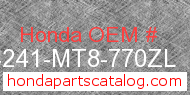 Honda 64241-MT8-770ZL genuine part number image