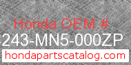 Honda 64243-MN5-000ZP genuine part number image