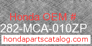 Honda 64282-MCA-010ZP genuine part number image