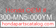 Honda 64300-MN5-000YM genuine part number image