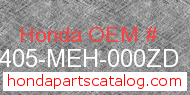 Honda 64405-MEH-000ZD genuine part number image