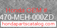 Honda 64470-MEH-000ZD genuine part number image