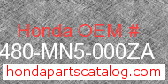 Honda 64480-MN5-000ZA genuine part number image