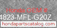 Honda 64823-MFL-G20Z genuine part number image