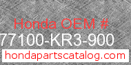 Honda 77100-KR3-900 genuine part number image