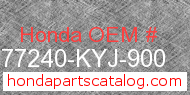 Honda 77240-KYJ-900 genuine part number image