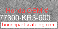 Honda 77300-KR3-600 genuine part number image