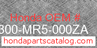 Honda 77300-MR5-000ZA genuine part number image