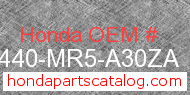 Honda 81440-MR5-A30ZA genuine part number image