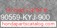 Honda 90559-KYJ-900 genuine part number image