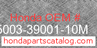 Honda 95003-39001-10M genuine part number image