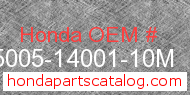 Honda 95005-14001-10M genuine part number image