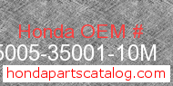Honda 95005-35001-10M genuine part number image