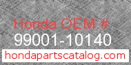 Honda 99001-10140 genuine part number image